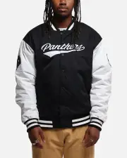 [BLEACHER ATHLETIC] Bleacher Athletic Penrith Panthers Nrl 1908 Baseball Varsity Jacket Official Team Colour - Size XL XL OTC