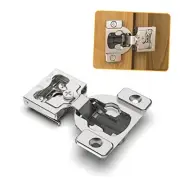 1/4" Small Overlay 4D Concealed Hinges for Face Frame 1/4" Overlay 50 Pack