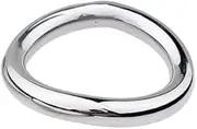 Metal Cock Ring Metal Penis Ring Testicle Ring Arc Ring without edges Sexual Stimulation Device Prolonged Erection Sex Toy for Men (1.75")