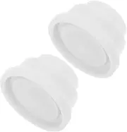 Abaodam 2pcs Rubber Pool Ladder End Caps Nonslip Safety Covers for Pool Ladder Feet Elegant Design for Comfort Easy Installation Bumper Parts