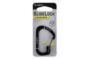 SlideLock Carabiner Stainless Steel #3 - Black