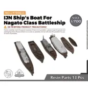 LY700611 1/700 Model Upgrade Parts IJN Ship's Boat For Nagato Class Battleship