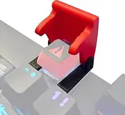 Keyboard Keycaps, Mechanical Keyboard Mod, Unique Gam-Ing Keycap, with Unique Esc Key Design, Portable & Backlight-Friendly, 3x3x2.3cm, for Home, Internet Bar, Apartment, College Dorm, Hotel