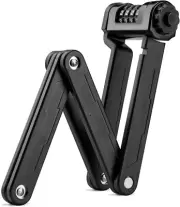 ROCKBROS Folding Bike Lock Compact Heavy Duty Anti Theft Bicycle Lock