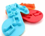 Music Notes Treble Clefs Silicone Mold | Bakell®