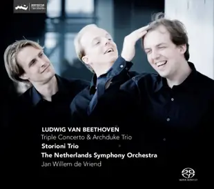 Beethoven triple concerto and archduke trio / Jan Willem de Vriend, Storioni Trio (SACD Hybrid)