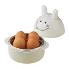 Egg Cooke Microwave Oven Cooker Boiler 4 Eggs Steamer Hard Boiled Detached Shell