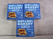 (3) Nature's Bakery Blueberry Fig Bars, 2 Oz, 6 Ct