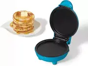 4-In. Electric Mini Pancake Maker, Blue Small Kitchen Appliance, Regular Sized