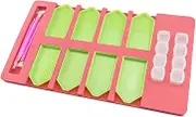 Gogogmee 14pcs Tray Organizer Multi-Boat Drill Containers for DIY Art Supplies Includes Trays for Easy Color Management and Efficient Crafting