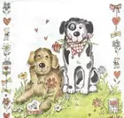 Paperproducts Design 20 Napkins Paper CMS 33 x 33 Decorum Henry & Husky