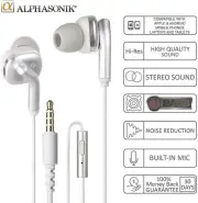 Alphasonik Premium In Ear Noise Isolating Headset Earphones Earbuds Headphones