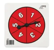 Number 1-6 Spinner Maths Teacher Resource Board Games Learning Educational Kids