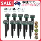 Solar Powered Snake Repeller Ultrasonic Mole Mice Pest Rodent Rat Repellent