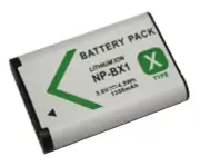 4pcs NP-BX1 Battery for Sony Cyber-Shot DSC-RX100 WX300 HDR-CX240 PJ410 HDR-AS15