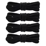 BISupply 4pk Nylon Dock Lines - 5800lb Cap 3/8in x 15 Foot Boat Ropes with Loop