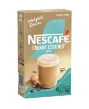 Nescafe Creamy Coconut Latte Coffee Sachets 8 Cups