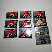 TDK D60 SD90 Maxell XL ii Blank Audio Cassette Tapes New