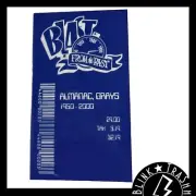 BACK TO THE FUTURE II Blue Receipt of Grays Sports Almanac BTTF 2 |13 x 2.9 inch