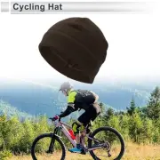 Cycling Hat Keep Warm Ear Protection Brown 27x18cm Polar Fleece Fabric 1 Pcs