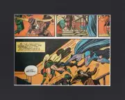 8X10" Matted Print Golden Age Comic Book Art: Batman #4, Winter 1941