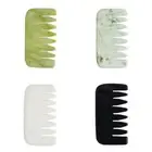 Brush Gua Sha Jade Stone Natural Head Scalp Massager Comb Health Care Scraping
