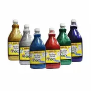 6 x 2 Litre Washable Glitter Poster Paint Free Pumps