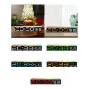 Digital Clock LED Music Electronic Clock for Audio Enthusiasts Office Table