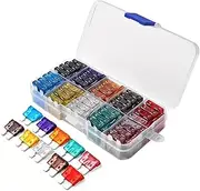 Assorted Fuses Automotive, Replacement Fuse Kit for Automotive Use, High-Voltage Safe Multifunctional 120X Repair Accessories for Repair Maintenance Truck Vehicles Replacement Motorcycle Electrical Sy