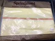 New Vintage Springmaid Percale Double Full Flat Bed Sheet Yellow Colorworks
