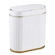ELPHECO Automatic Motion Sensor Trash Can - 2 Gallon Slimline for Bathroom, Bedr
