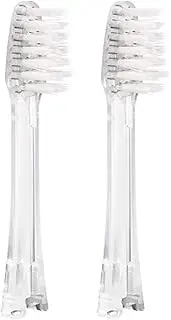 IONPA [DM - Clear] Replacement Brush Head, 2pcs/Pack, Made in Japan IONIC KISS You, hyG