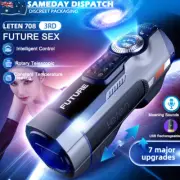 LETEN PRO3 Male Masturbator Bluetooth Telescopic Suction Auto Heat Moan Sex Toy