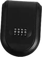 Veemoon Wall Mounted Key Lock Box Secure Combination Lock for Outdoor Use Portable Key Storage with Resettable Code Construction Easy Installation for