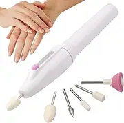 Electric Nail File - Electric Nail Drill | Electric File for Nails | Manicure Pedicure File Nail | Cordless Electric Nail Drill Machine | Portable Electrical Nail File Tool for Home and Salon Use