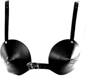 [PETM•HS] Women's Punk Leather Bra Underwear Harness Chest Waist Strap Adjustable Gothic Christmas Carnival Costume