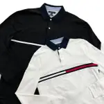 【TOMMY HILFIGER】長袖POLO衫 現貨 湯米 長袖 大尺碼 POLO衫 下擺開衩 平輸品(POLO衫)