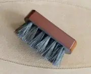 100% BROWN Horse Hair Pro Western Fedora HAT Lint Remover Brush