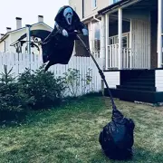 Spooky Scarecrow Skull Prop