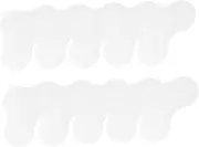 10pcs Non Slip Carpet Stickers for Floor Mats Traceless Fixing Safe and Curling Adhesive for Home Use for Living Room and Bedroom