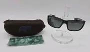 MAUI JIM LOCAL KINE SUNGLASSES MJ 810-07E BLACK MAROON GREY POLARIZED NEW w/TAG