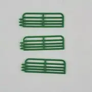 1/64 Standi 10' hog gate lot of 3 pieces custom farm display Green