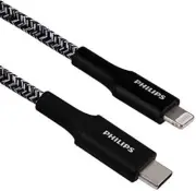 Fast Charge Braided USB-C to Lightning Cable 6in for iPhone and iPad, 2 Pack