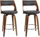 Artiss Bar Stools Stool Set of 2 Swivel Kitchen Counter Barstools Dining Chai...