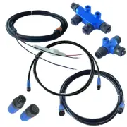 NMEA 2000 Starter Kit Set for Lowrance Garmin Navico Simrad B&G, Gold-Plated