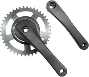 Folding Bike Crankset Crank Arm Set Sprocket Crankset Chainwheel Single Speed