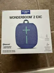 Ultimate Ears WONDERBOOM 2 EXC Portable Wireless Bluetooth Speaker -Bermuda Blue