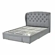 Henry Double Bed With Drawers