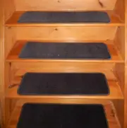 14 Step 9" X 30" 100% Wool Carpet Stair Treads .