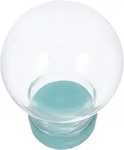 ZUNOXAZ Glass Snow Globe Dome - 45mm Fillable Clear Water Globe for Christmas Decor - DIY Craft Empty Jar for Wedding Home Office and Store Display